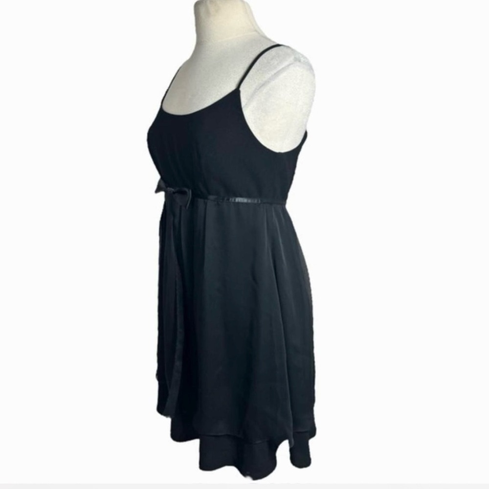 Vintage 90's black babydoll mini dress - Picture 2 of 6